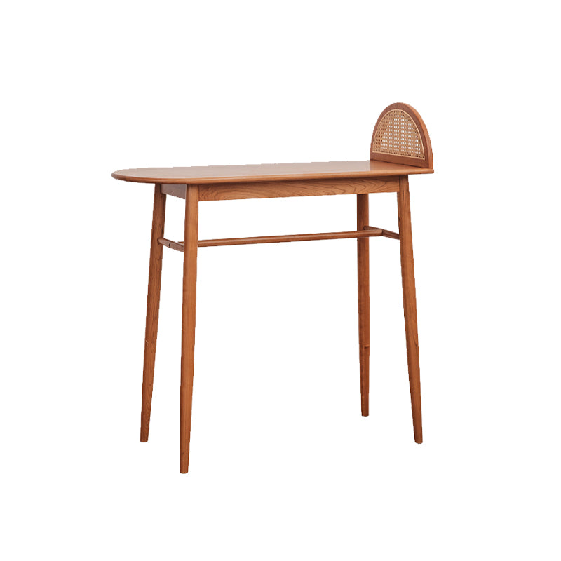 Modern Solid Wood Bar Dining Table Ellipse Bar Table for Kitchen