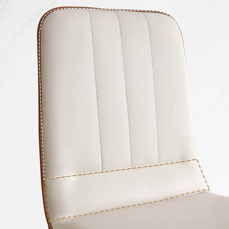 White Stone Dinette Set with Black Legs 1/2/5/7 Pieces Modern Dining Table Set