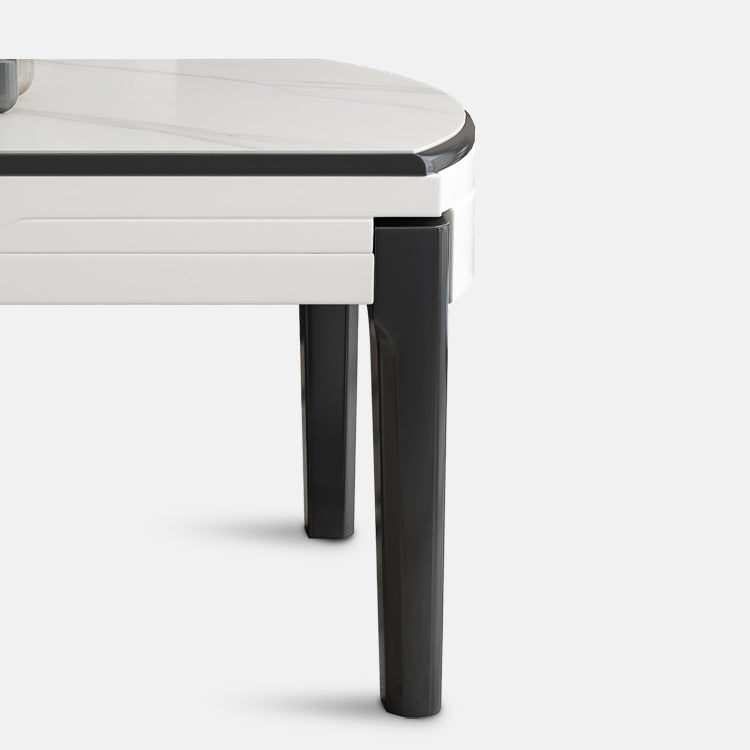 Stone Top Foldable Dining Table Set for Home 1/7 Pieces Modern Dinette Set