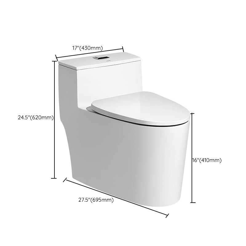 All In One Modern Urine Toilet Floor Mounted Siphon Jet Flush Toilet