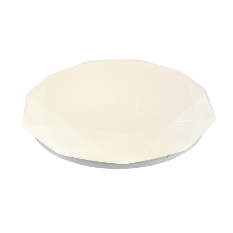 White LED Ceiling Light Modern Ceiling Mount Light with Acrylic Shade for Balcony