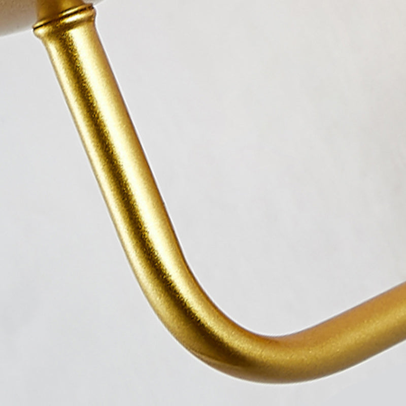 Metal Industrial Wall Sconce Ball Shape Wall Light with Glass Shade for Living Room