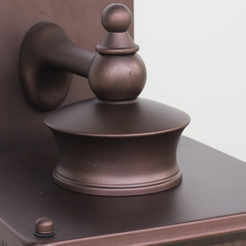 Simple Rectangler Wall Lamp Metal 1 Light Wall Light Fixture