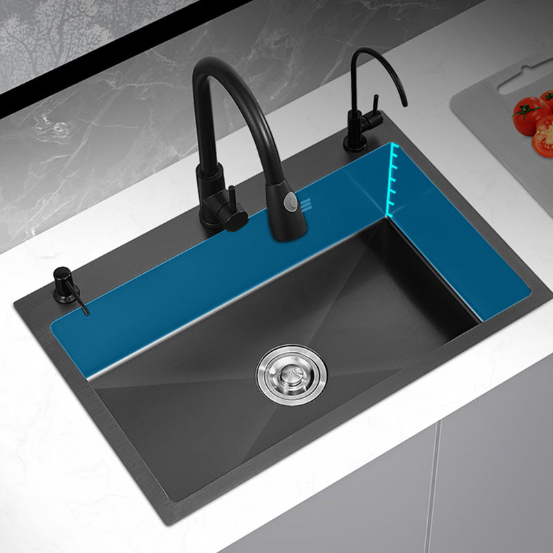 Dirt Resistant Kitchen Sink Soundproof Detail Kitchen Sink with Overflow Hole