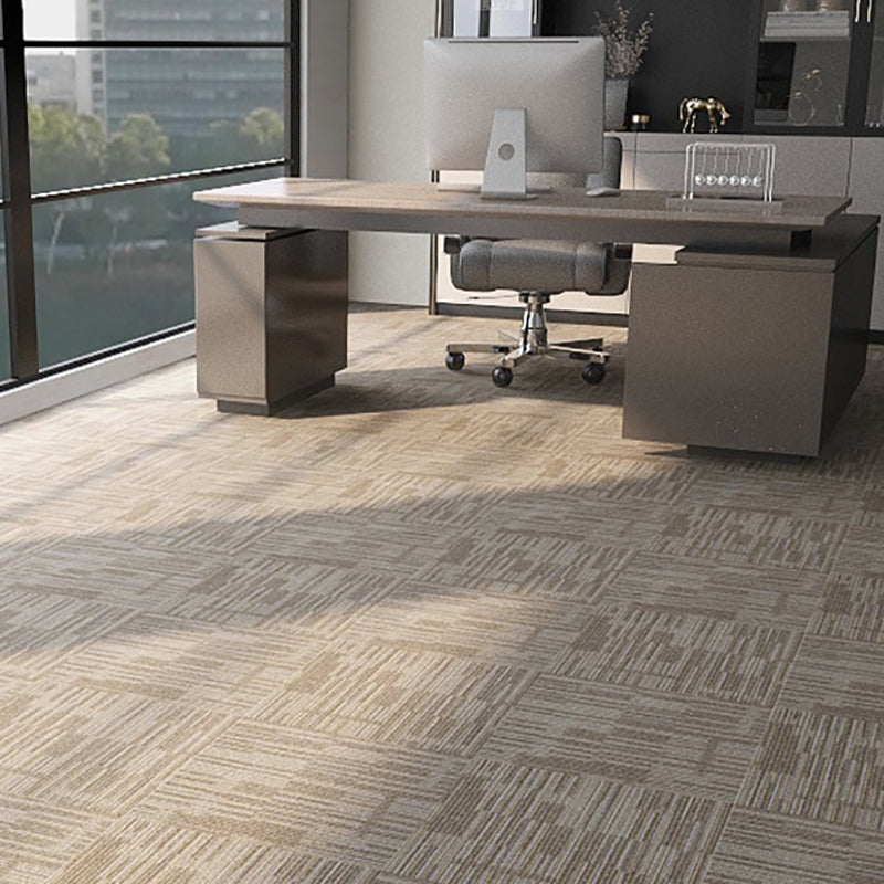 Modern Carpet Floor Tile Level Loop Adhesive Tabs Fire Resistant Carpet Tiles