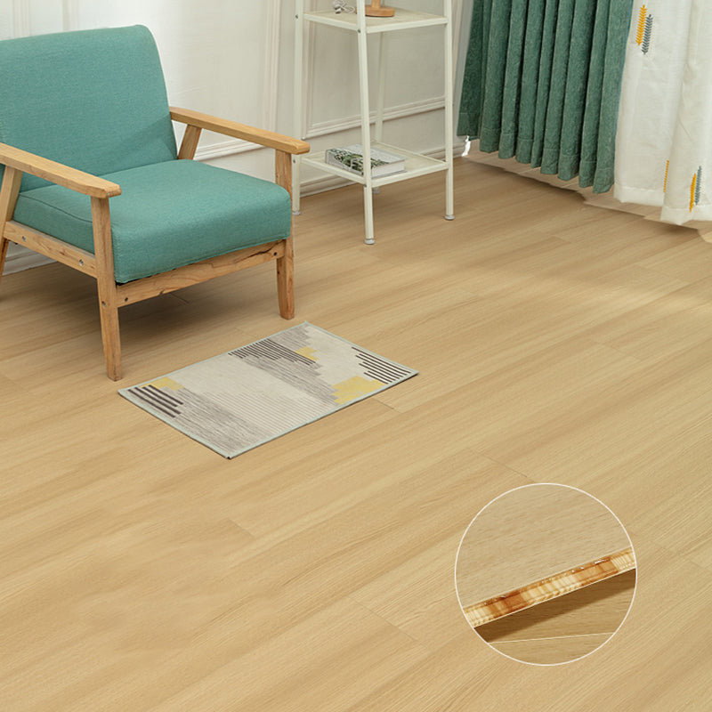 Traditional Wood Floor Planks Click Lock Wire Brushed Trim Piece
