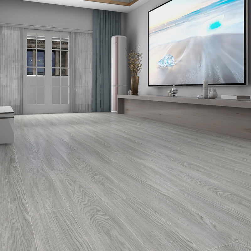 Traditional Wood Floor Planks Click Lock Wire Brushed Trim Piece