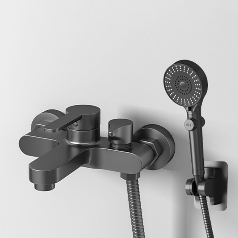 Contemporary Bath Filler Trim Wall Mounted Fixed Bathroom Faucet
