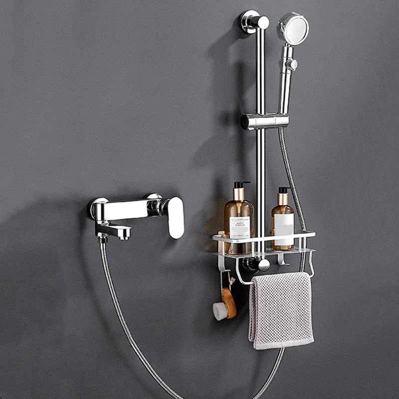 Modern Tub Filler Swivel Spout Wall Mounted Bath Faucet Trim