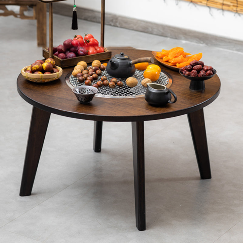 Contemporary Coffee Table Wooden 4 Legs Coffee Cocktail Table for Living Room