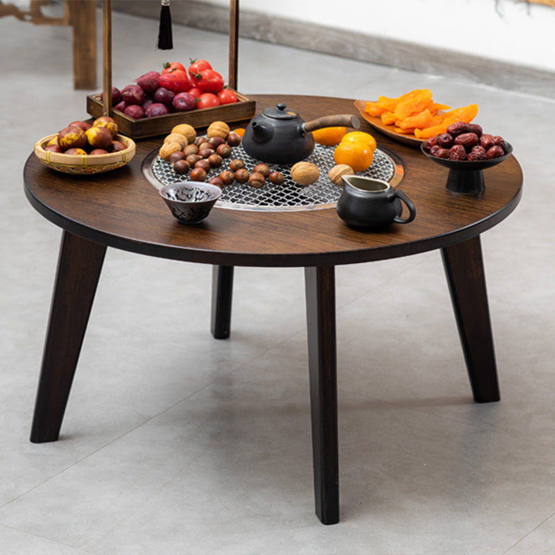 Contemporary Coffee Table Wooden 4 Legs Coffee Cocktail Table for Living Room
