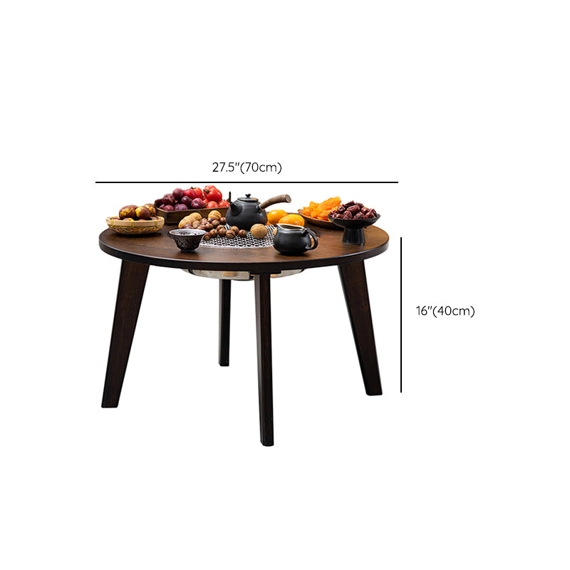 Contemporary Coffee Table Wooden 4 Legs Coffee Cocktail Table for Living Room