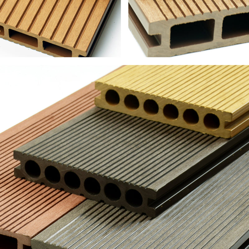 Nailed Decking Tiles  Composite 118" x 5.5" Deck Tile Kit Outdoor Patio