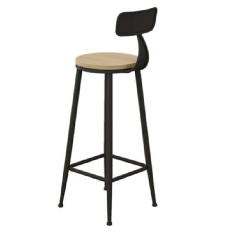 Rectangle Bar Pub Table Set 1/3 Pcs Solid Wood Top Bar Table and Metal Stools