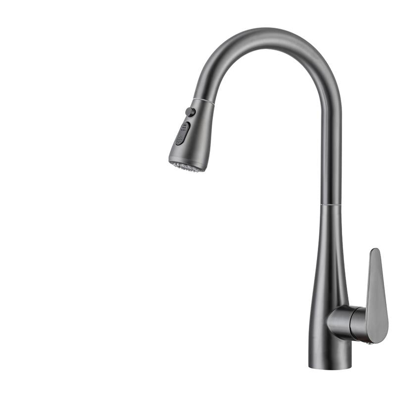 High Arc Kitchen Faucet Touch Sensor Swivel Spout with Pull Out Sprayer