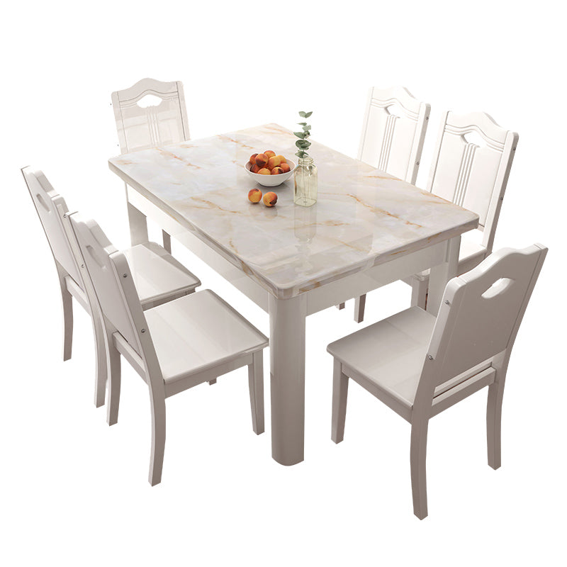 Rectangle Dining Room Dinner Kitchen Table Modern Dining Table