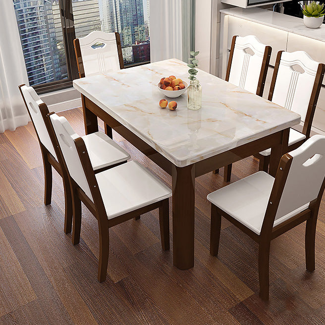 Rectangle Dining Room Dinner Kitchen Table Modern Dining Table