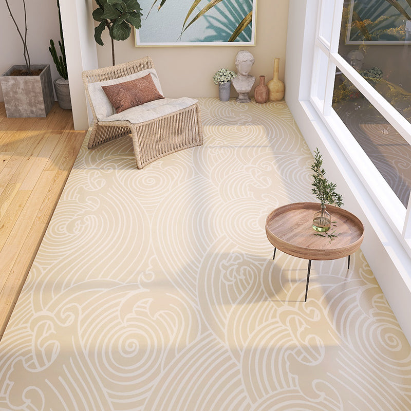 Novelty Shape Colorblock Rug Morandi Color Modern Area Rug Polyester Easy Care Carpet