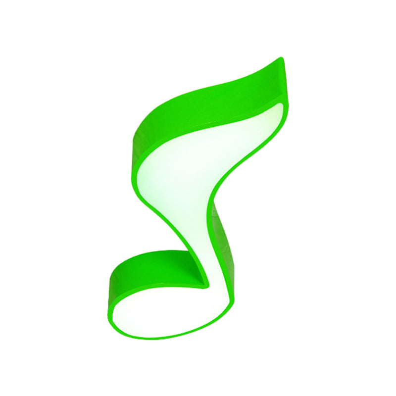 Rot/Grün/Gelb, Musiknote, Deckenleuchte, Acryl-LED-Unterputzleuchte im Kinderstil für den Kindergarten