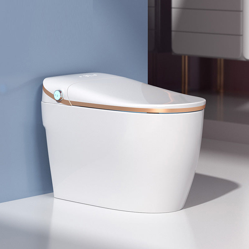 Modern White Flush Toilet Floor Mount Toilet Bowl for Washroom