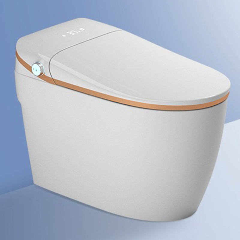 Modern White Flush Toilet Floor Mount Toilet Bowl for Washroom