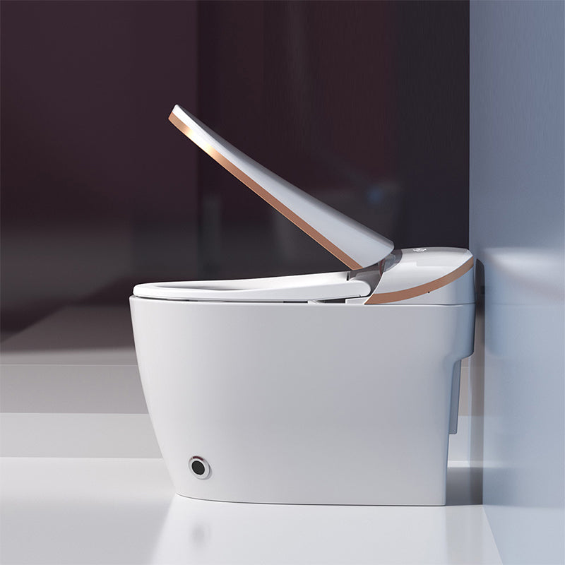 Modern White Flush Toilet Floor Mount Toilet Bowl for Washroom