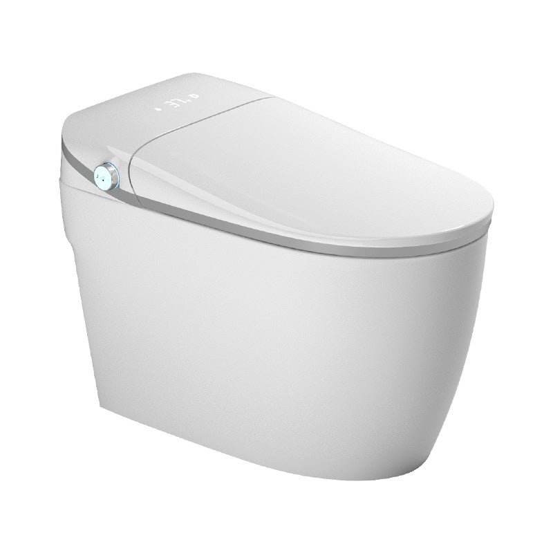 Modern White Flush Toilet Floor Mount Toilet Bowl for Washroom