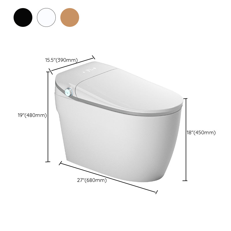 Modern White Flush Toilet Floor Mount Toilet Bowl for Washroom