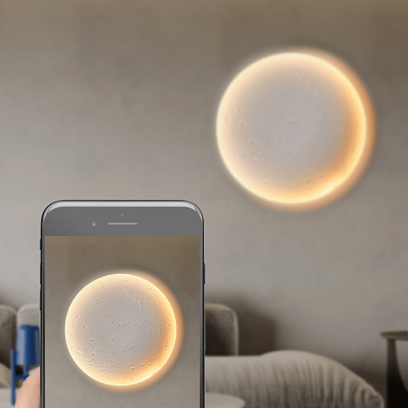 Single Modern Wall Light Sconce Stone LED Wall Mounted Light