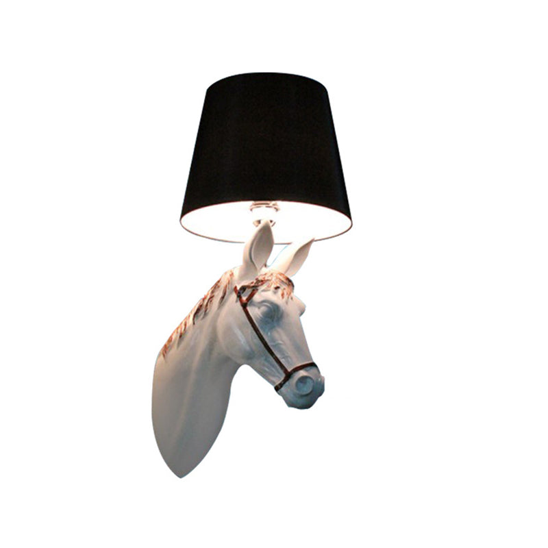 Geometric Wall Light Fixture Modern Resin 1 Light Wall Sconce