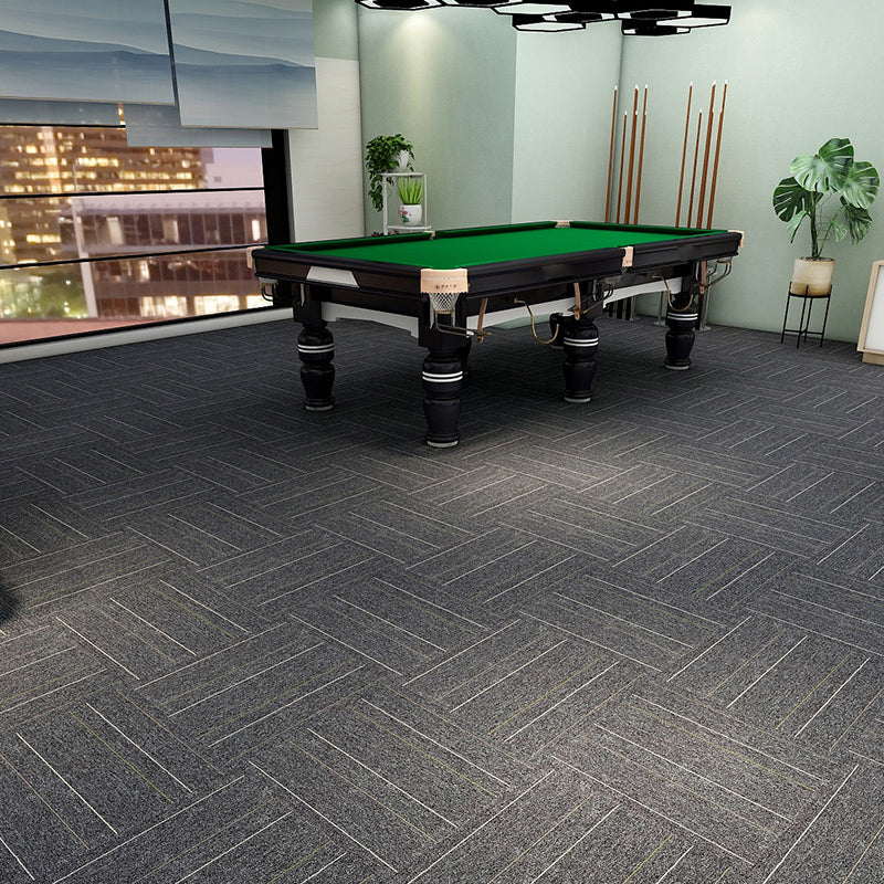 Modern Carpet Tiles Multi Level Loop Glue Down Non-Skid Carpet Tile for Foyer