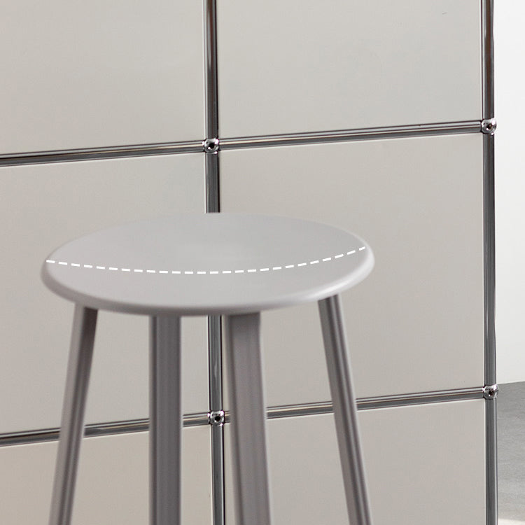 Contemporary Indoor Bar Stool Swivel Bar Stool with Footrest