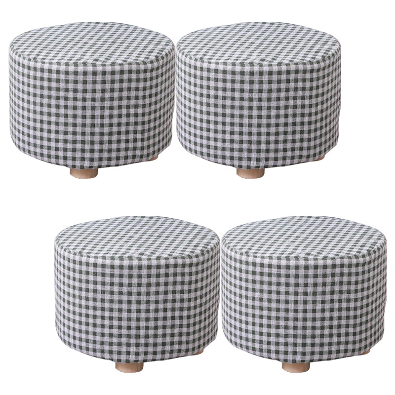 Cotton Standard Stool Modern Style Simple Household Foot Stool