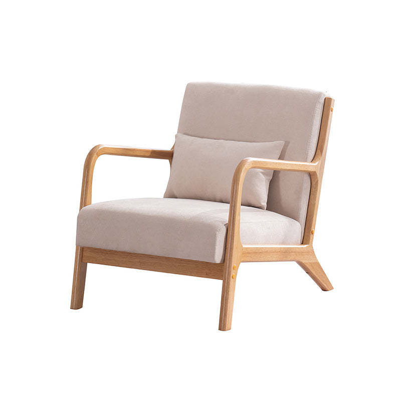 Cushion Back Side Chair Removable Slipcover Lounge Chair for Living Room