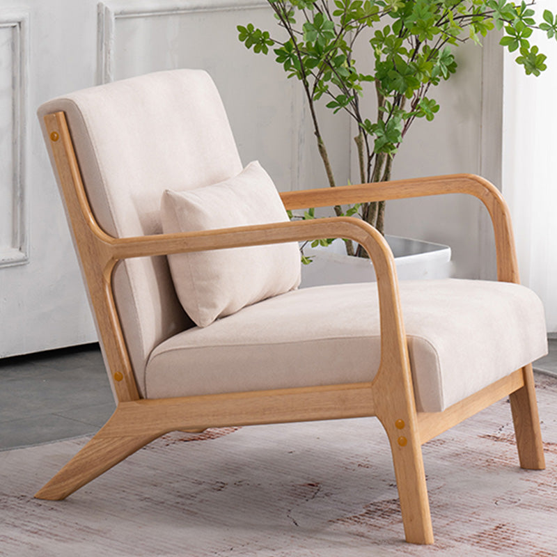 Cushion Back Side Chair Removable Slipcover Lounge Chair for Living Room