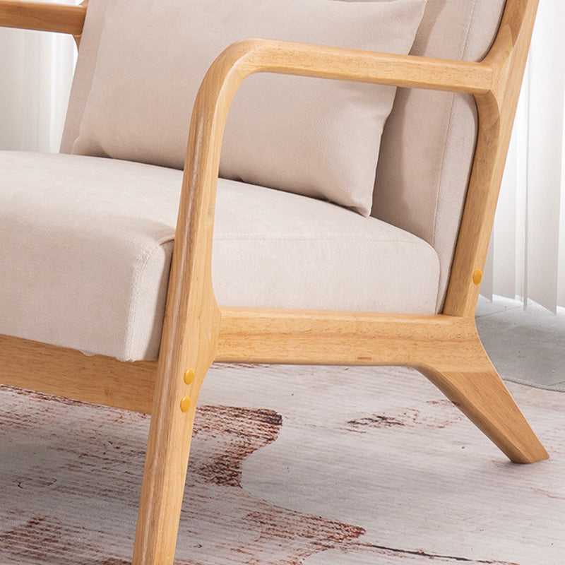 Cushion Back Side Chair Removable Slipcover Lounge Chair for Living Room