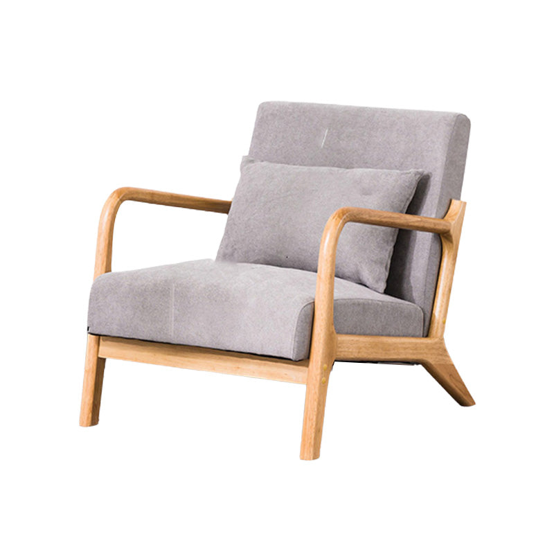 Cushion Back Side Chair Removable Slipcover Lounge Chair for Living Room