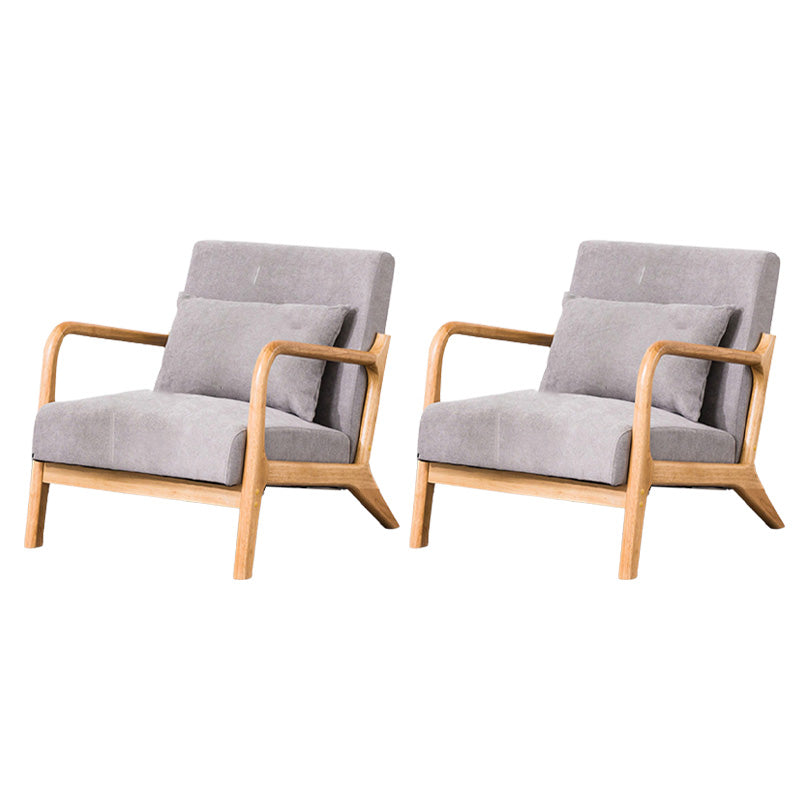Cushion Back Side Chair Removable Slipcover Lounge Chair for Living Room