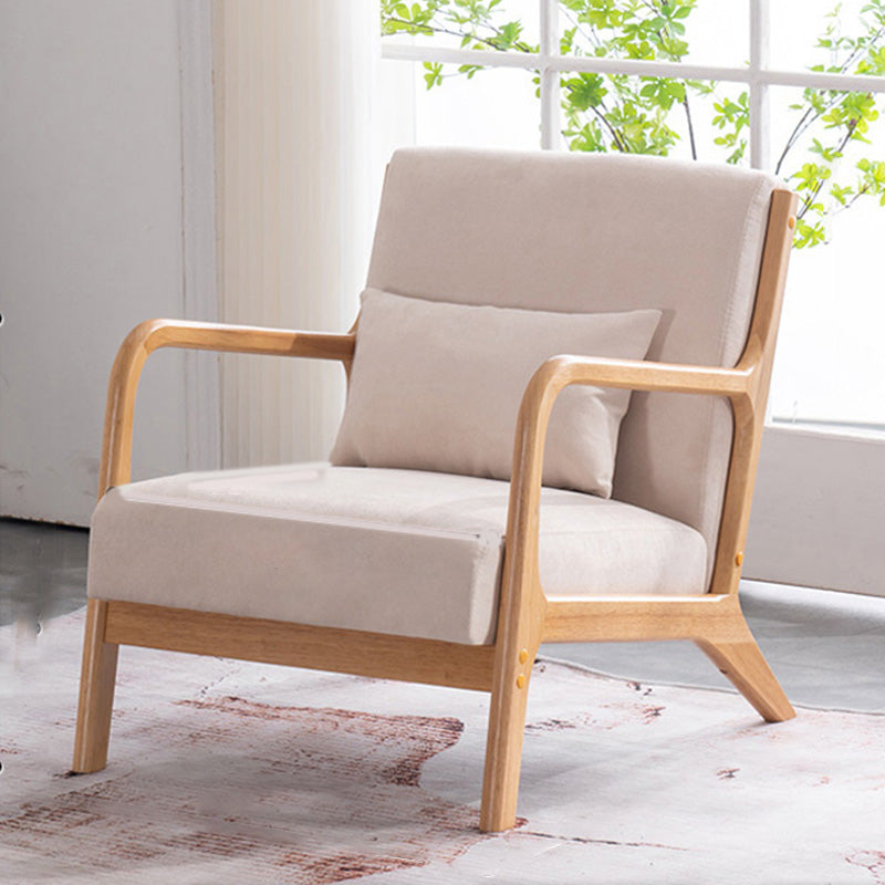 Cushion Back Side Chair Removable Slipcover Lounge Chair for Living Room