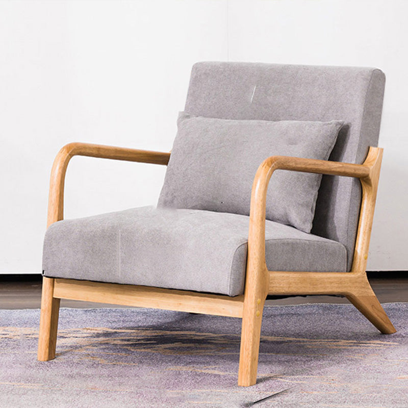 Cushion Back Side Chair Removable Slipcover Lounge Chair for Living Room