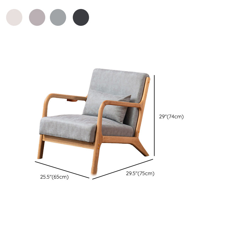 Cushion Back Side Chair Removable Slipcover Lounge Chair for Living Room