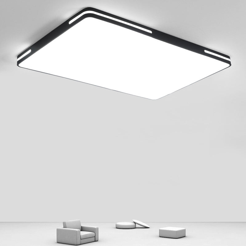 Metal Geometric Flush Mount Fixture Modern 1 Light Flush Light Fixture