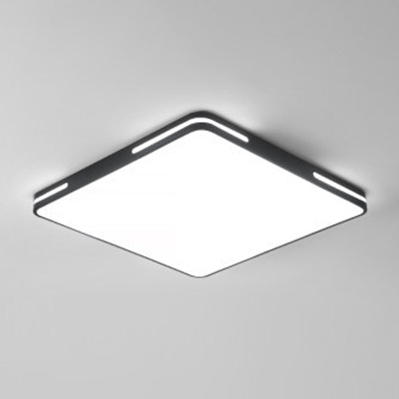 Metal Geometric Flush Mount Fixture Modern 1 Light Flush Light Fixture