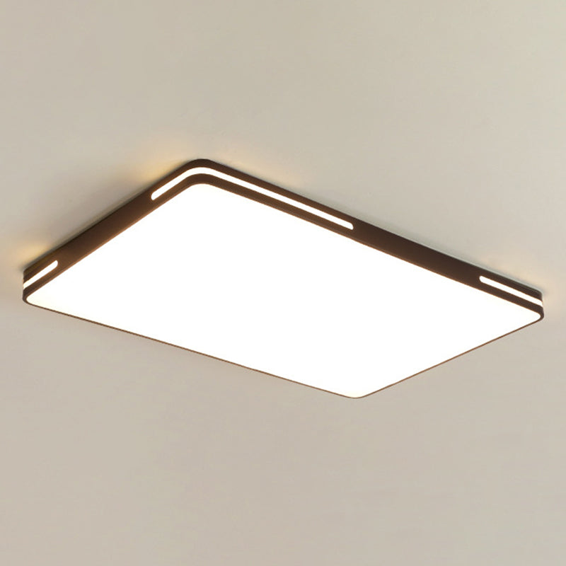 Metal Geometric Flush Mount Fixture Modern 1 Light Flush Light Fixture