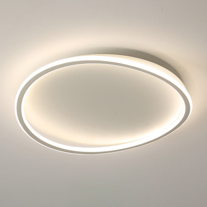 Metal Geometric Flush Mount Fixture Modern Flush Light Fixture for Living Room