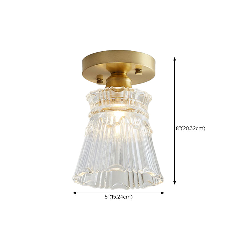Modern Flush Mount Light Household Glass Flush Mount Ceiling Light Fixture