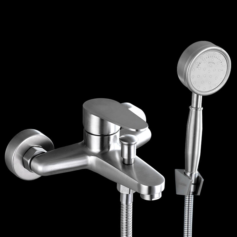 Contemporary Tub Filler Trim 304 Stainless Steel Wall Mount Tub Faucet