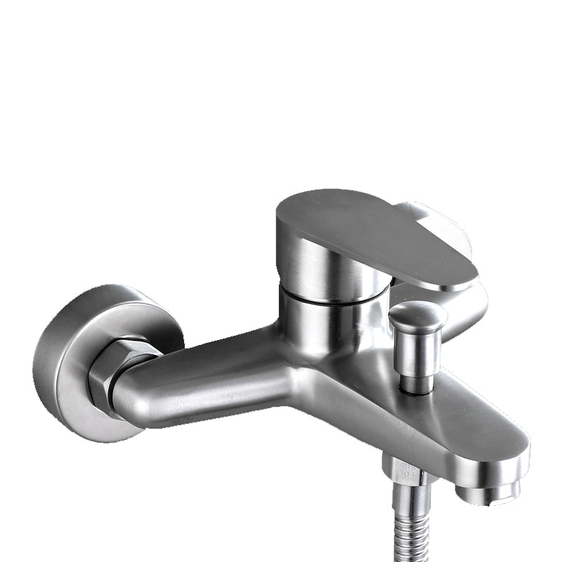 Contemporary Tub Filler Trim 304 Stainless Steel Wall Mount Tub Faucet