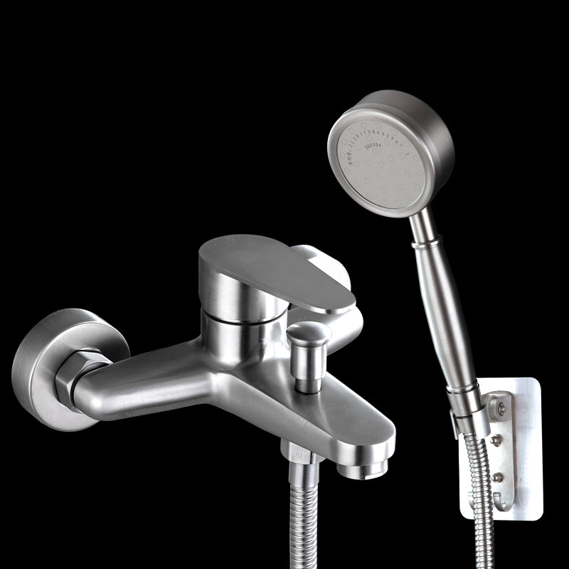 Contemporary Tub Filler Trim 304 Stainless Steel Wall Mount Tub Faucet