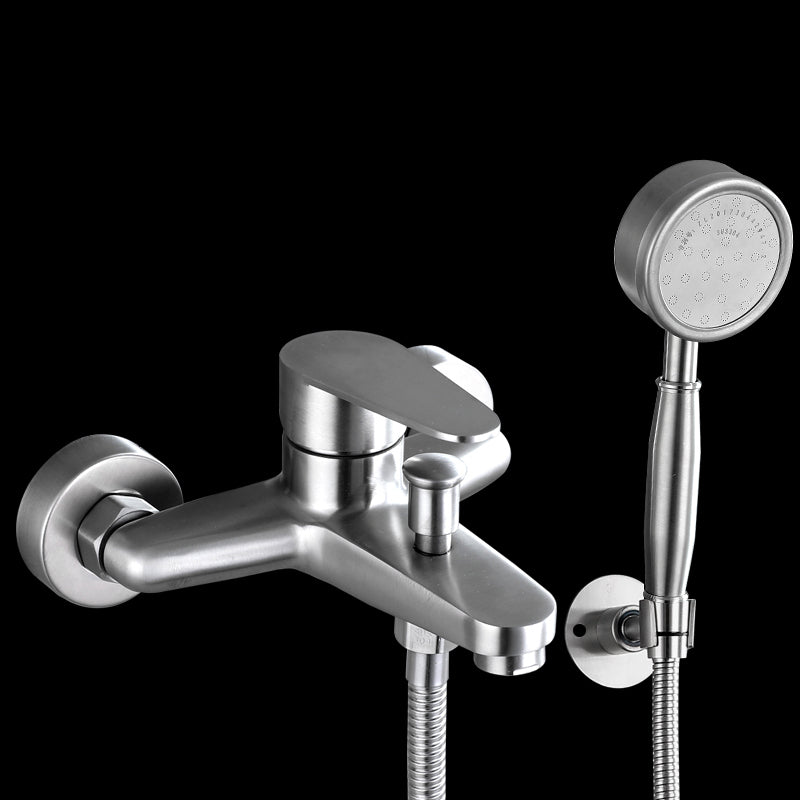 Contemporary Tub Filler Trim 304 Stainless Steel Wall Mount Tub Faucet